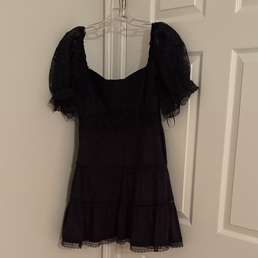 Lucy Paris Elegant Black Mini Dress